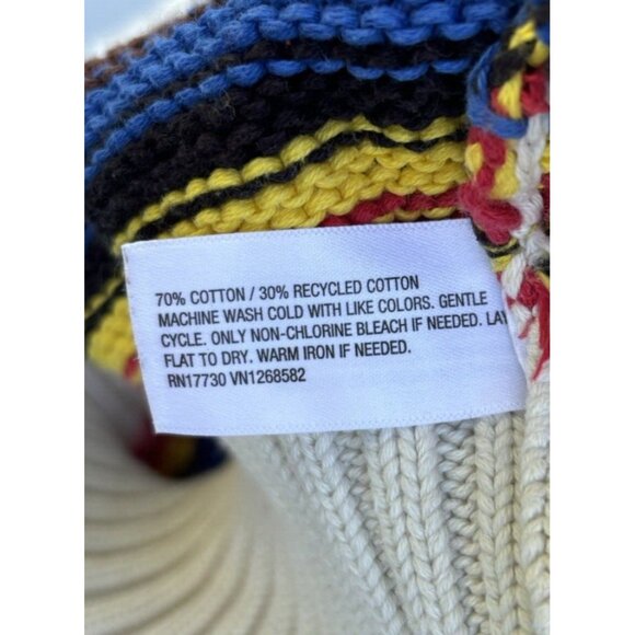 Rowing Blazers x Target Adult Croquet Stripe Cable Knit Sweater XS Tennis Prep - Picture 4 of 6